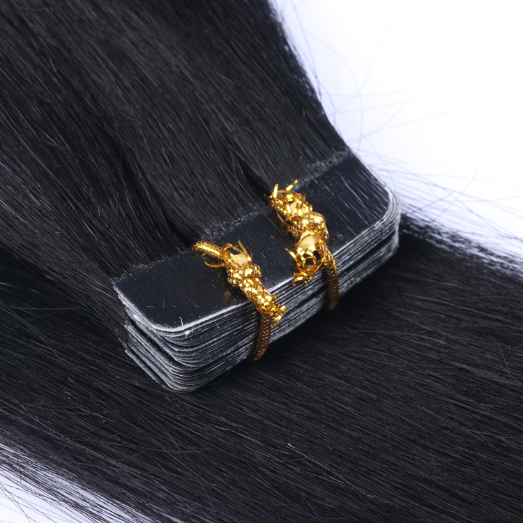 Wet and wavy tape in real human hair extensions where to buy SJ00121